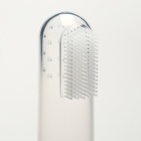 Children's toothbrush massager Prosper “First”, silicone, on a finger, from 4 months.-3