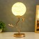 Highway "ball" LED 3W gold 18x12x36 cm Risalux