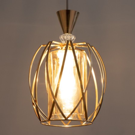 Light Bayerlux "Loerin" E27 40W gold 18x18x80 cm-3