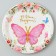 Paper plates "Butterflies", 6 pcs