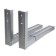 Trone bracket with 3, for a microwave oven, adjustable, up to 40 kg, 300-500 mm, metallic