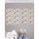 Fully rug in the hallway "Christmas tree decorations", size 45x75 cm