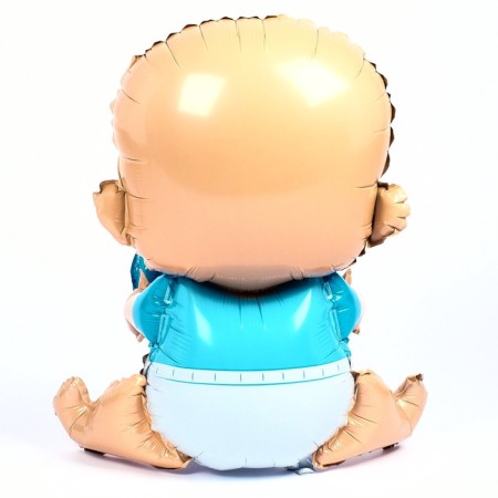 Foil ball 36 “Smiling baby with a nipple. Boy”, under the air-2