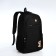 Young backpack from textiles on lightning, 4 pockets, black/red color