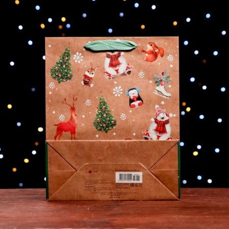 Gift Package "New Year's Forest" 26 x 32 x 12 cm-3