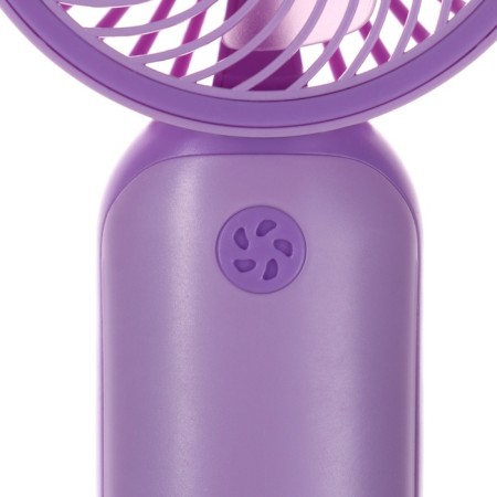 Portable fan YM88151, 250 mAh, 1 mode, charging cable, purple-3