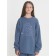 Sweatshirt for girls, height 122 cm, dark gray color