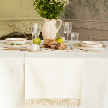 Walking on the table Ethel Home and Linen 40x150 cm, Lenon 56%, cotton 44% 405 g/m2