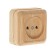 UNIVERSAL Olympus socket, 16 A, single, outer, without salary, pine color