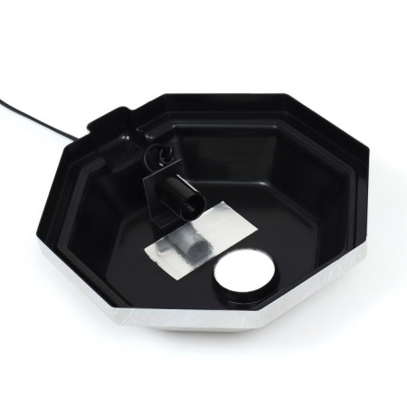 The Aquarium "Binogrand" with a lid, 24 liters, 25 x 25 x 46/50 cm, bleached oak-5