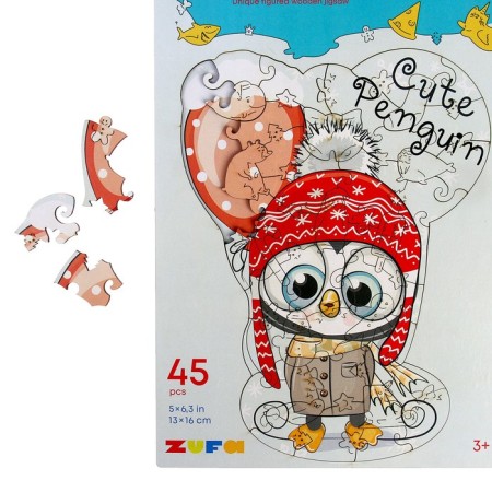 Wooden puzzle "Sweet Penguin" s-4