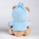 Gift set: Soft toy "Bear" + Holder for a dummy, blue