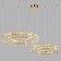 The base of the ceiling Odeon Light. Panta, LED, 50x220 mm, gold color
