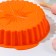 The form for baking is the “corrugated circle. Star ", silicone, 29 × 28 cm, with handles, color mix