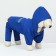 Combiason for dogs, demi -season with a lining, size 2xl (DS 42, OG 56 cm), blue