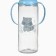 Lovely Baby feeding bottle 250 ml, cylinder, with handles, blue color