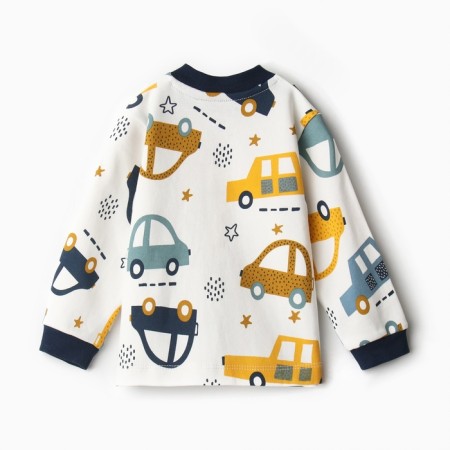 Nursery blouse, white color/machines, height 68 cm-3
