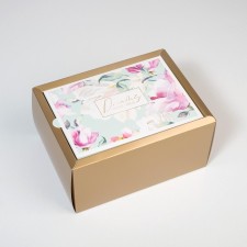 Gift folding box, packaging, “flower”, 20 x 15 x 10 cm
