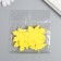 The workpiece of Foamiran "Mine Leaf" 4,5x4.5 cm, thickness. 1mm, set 10 pcs, yellow mix
