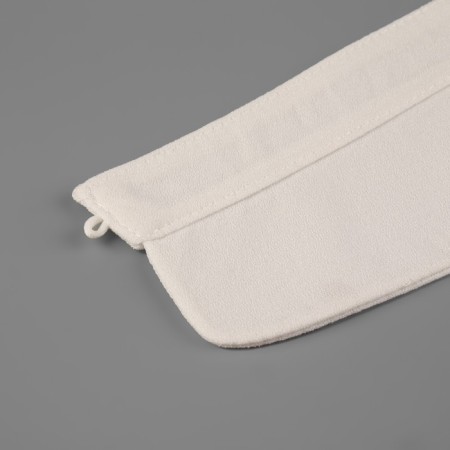 Removable collar, neck diameter = 22 cm, 42 × 6 cm, ivory color-3