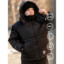 Boy jacket, height 158 ​​cm, black color