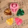 A set of mediators 4 pcs, with a case, thickness 0.71, mix