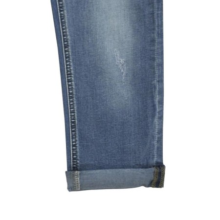 Semi -combinezone jeans for boys, height 92 cm-2