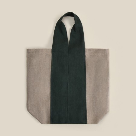 Bag Shopper with SL Home Handles "Linen Shopper" 50x50cm, 100% linen, 200g/m2-7