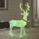 LED figure "Deer" 57 × 90 × 25 cm, acrylic, 40 LED, 220 V, glow of multi (RGB)