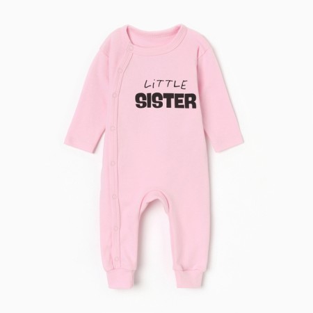 Combineson crumb I am sister, height 68-74 cm, pink color