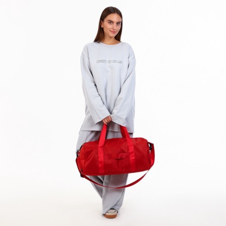 Board Road on Lightning, external pocket, suitcase holder, long belt, red color-7