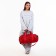 Board Road on Lightning, external pocket, suitcase holder, long belt, red color