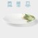Dessert plate Avvir "Yukka", D = 17.5 cm, glass ceramic, white color