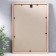 Photo frame pine С15 21x30 cm, 008 Mahagon 3 (plastic screen)