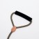 A leash of 8 mm with a pack for 2 dogs, polyester and genuine leather, 73 + 2x57 cm, beige