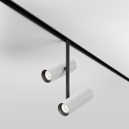 Technical TR005-4-2x12W-DS-BW, LED, 24 W, 193x160x362 mm, 1802 lm, white and core-2