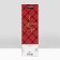Package for a gift bottle "Happy New Year", red cage, luxury 12 x 36 x 8.5cm