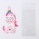 Package for sweets, confectionery packaging, "unicorn", 11 x 6 cm