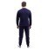 Male thermal underwear, cotton with the basis, size 50, dark blue color