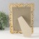 Photo frame Polystone 10x15 cm "Flower-leader" gold 16.8x1.8x21.5 cm
