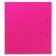 A4, 75 mm, Lamark, PVC, double-sided coating, metal edging, pocket for a spine, collected, pink/burgundy