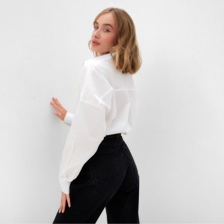 Women's blouse minku: Casual Collection Color White, rr 52-2