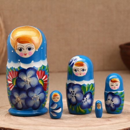 Matryoshka "Alena", 5-doll, 16 cm