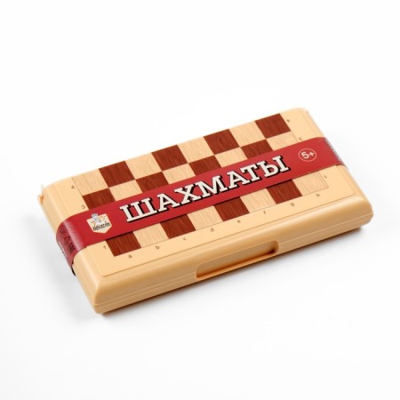 Chess 21 x 21 cm, plastic board and figures, King H-3.8 cm, D-1.5 cm-5