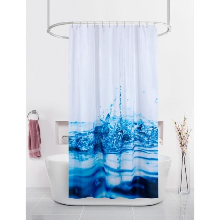 The bathroom curtain "Drops", 180 x 200 cm