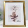 Photo frame plastic 20x25 cm "Kosichka" gold 27.2x22.2 cm
