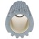 Massage roller SANGH, 30x10 cm, gray color