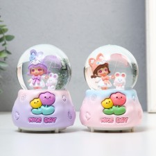 Souvenir Polystone Water Ball Light, Music 