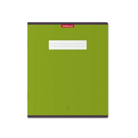 Notebook of 48 sheets in the Erichkrause Unicolor cage, cover coated cardboard, offset block, mix-3