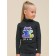 Jumper for girls, height 110 cm, black color